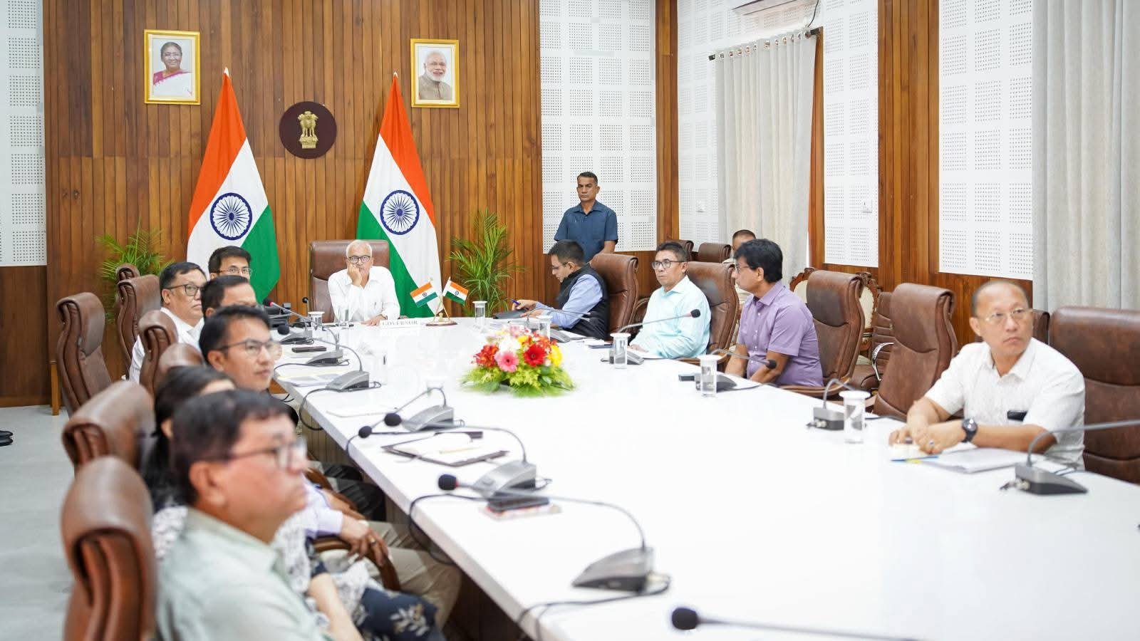 Manipur Governor Reviews Key Urban Development Projects In Manipur