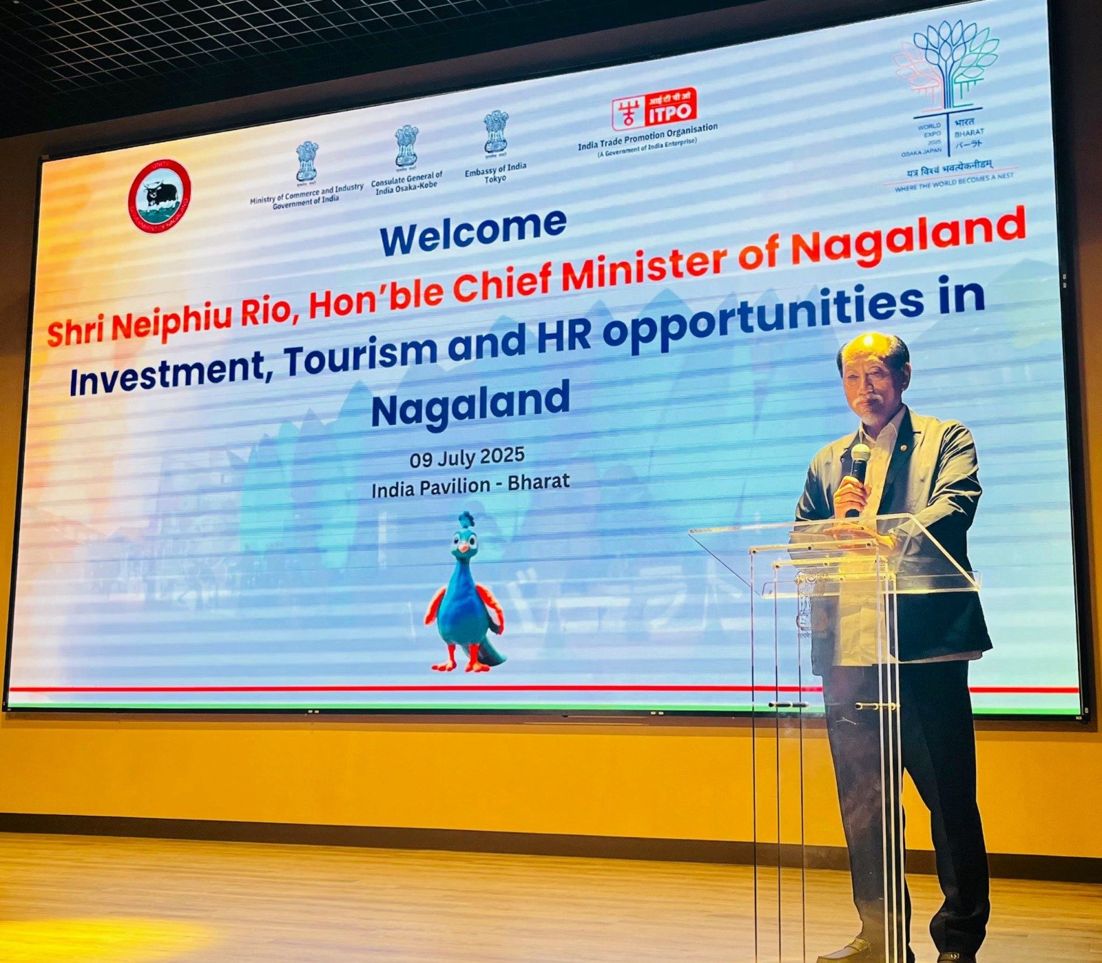 CM Rio Showcases Nagaland’s Investment And Tourism Potential At Osaka Expo 2025