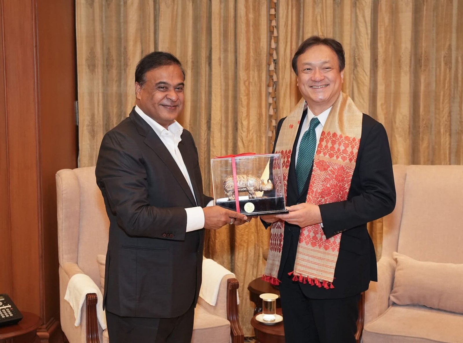 Japan Minister Iwao Horii Meets Assam CM Himanta To Discuss Semiconductor Growth And Connectivity