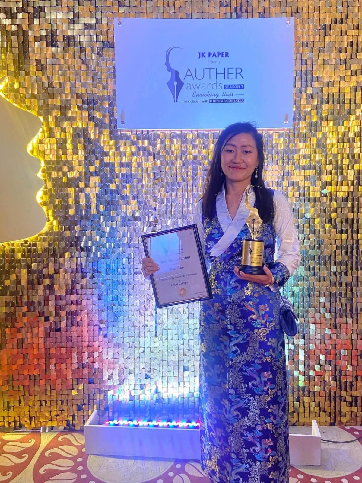 Arunachal’s Subi Taba Receives Best Debut Author Award At AutHer Awards 2026