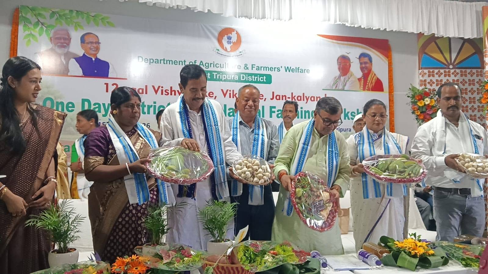 Agriculture Growth and Natural Farming Key to India’s Rise, Says Tripura Minister Ratan Lal Nath